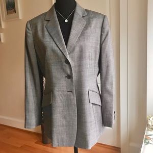 Anne Klein Lightweight Wool Blend Blazer 12P